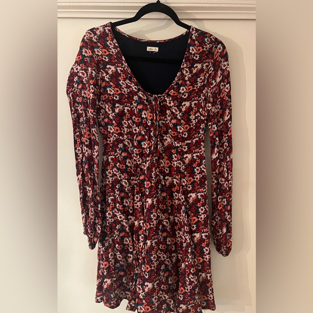 Hollister Red Floral Dress